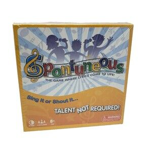 Spontuneous The Song Game Yellow Edition Family Party NEW Sealed